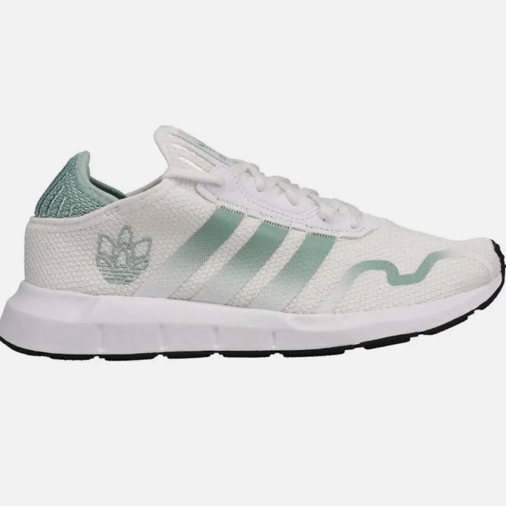 Adidas Originals mens Swift Run X White/Hazy Green/Black